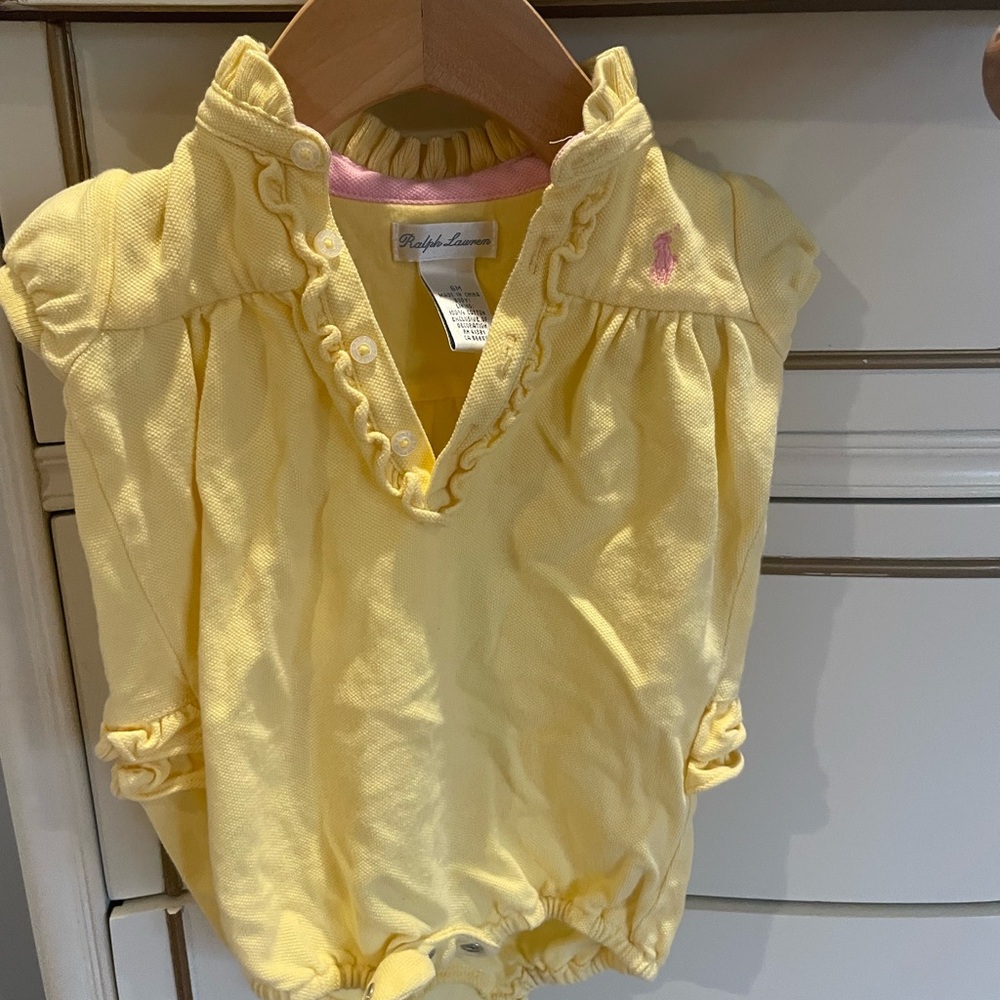 Ralph Lauren Yellow Kids Shirt